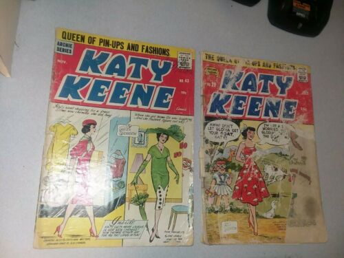 Katy Keene 29 43 Archie Mlj Comics 1950's Wilber Gloria Debbie silver age woggon