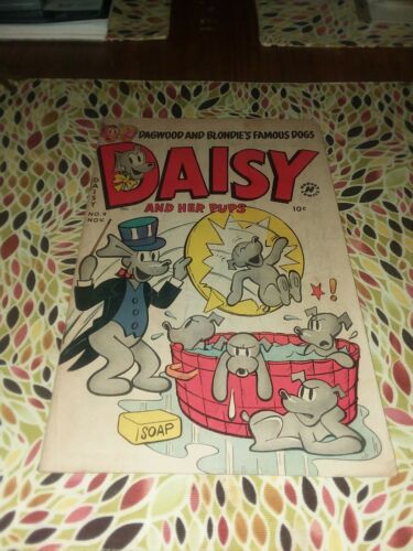 Daisy And Her Pups #9 harvey comics 1952 golden age funny animal blondie dagwood