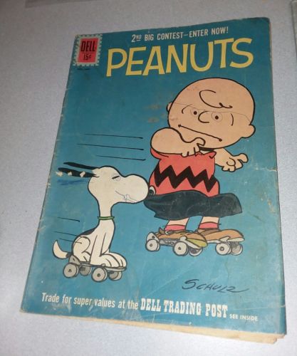 PEANUTS #11 Dell comics Snoopy Charlie Brown 1962 silver age lot run set movie