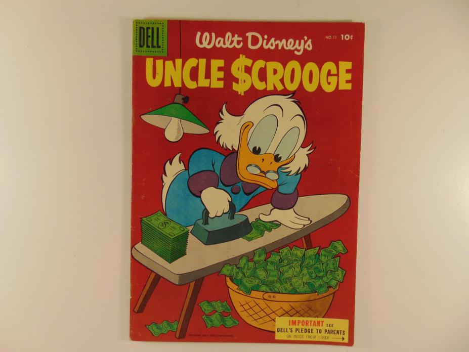 Uncle Scrooge #11 (Sep-Nov 1955, Dell) mid grade many pics