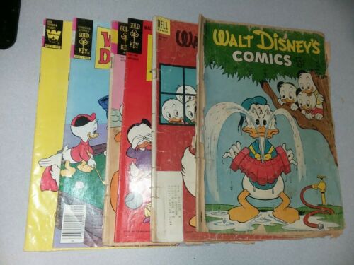 Walt Disney Comics And Stories 6 Issue Golden Silver Bronze Age Comics Lot run