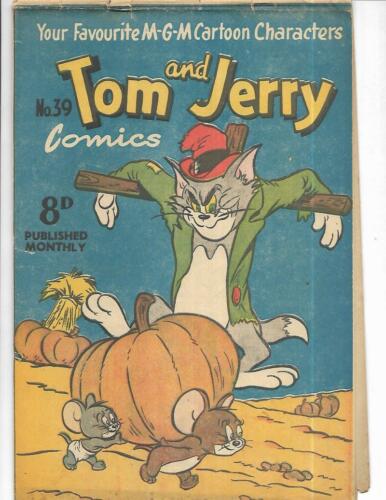 Tom & Jerry Comics #39 1950's Australian Scarecrow Cover!