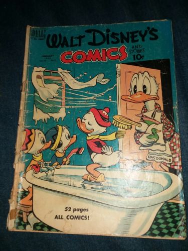 WALT DISNEY'S COMICS and STORIES #113 (1950) early donald duck huey dewey louie