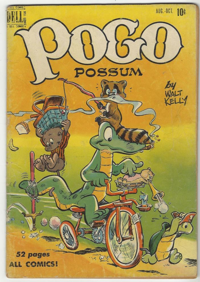 POGO POSSUM #3 8-10/50 VG Walt Kelly Dell Comics