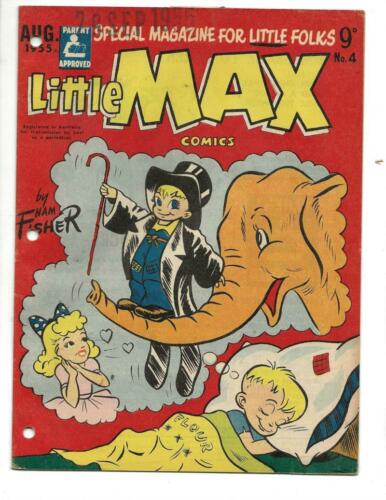 Little Max #4 1955 Australian Circus Dreams - Elephant Cover!