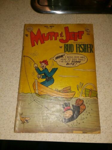 Mutt and Jeff #66 DC comics 1953 golden age precode humor strip binky appearance