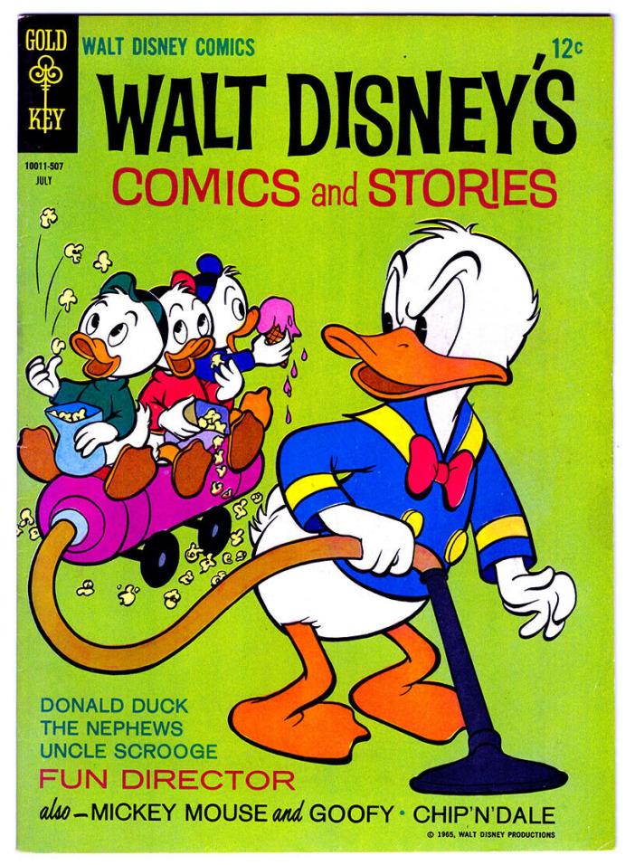 Walt Disney's COMICS AND STORIES #298 in VF+ condition a 1965 Gold Key comic