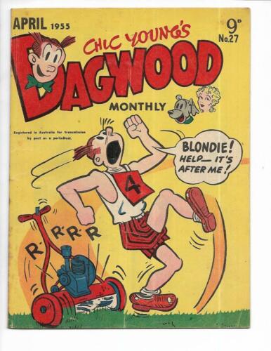 Dagwood #27 1955 Australian Lawn Mower Cover!