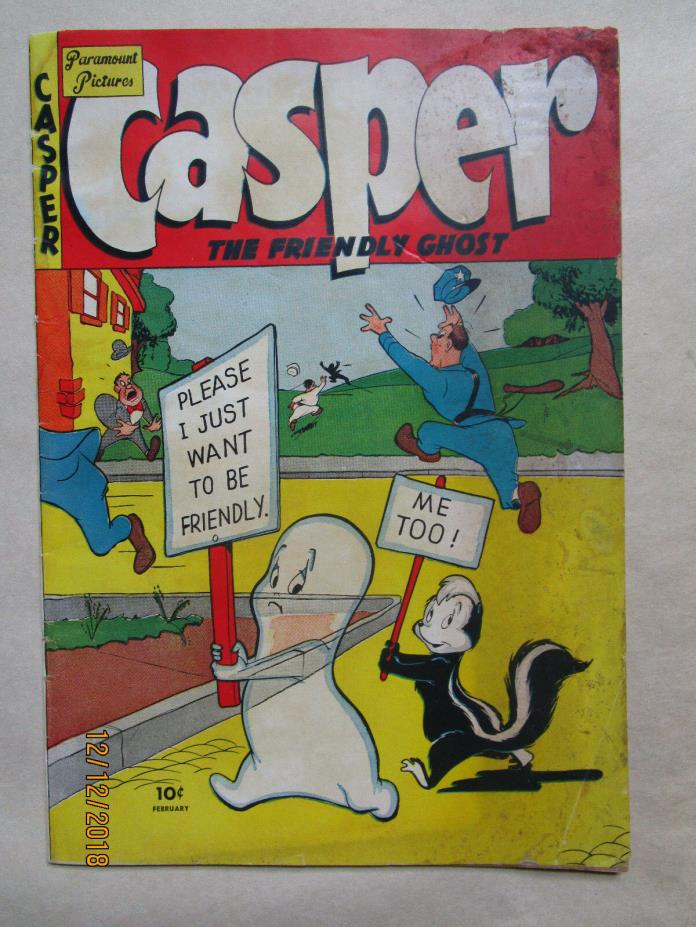 CASPER THE FRENDLY GHOST # 2 - FEB 1950 ISSUE - FIRST SERIES - SCARCE