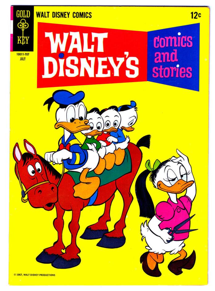 Walt Disney's COMICS AND STORIES #322 in VF/NM condition a 1967 Gold Key comic