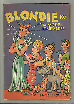 BLONDIE the MODEL HOMEMAKER Feature Book no.38 GOLDEN AGE COMIC BOOK Circa 1943