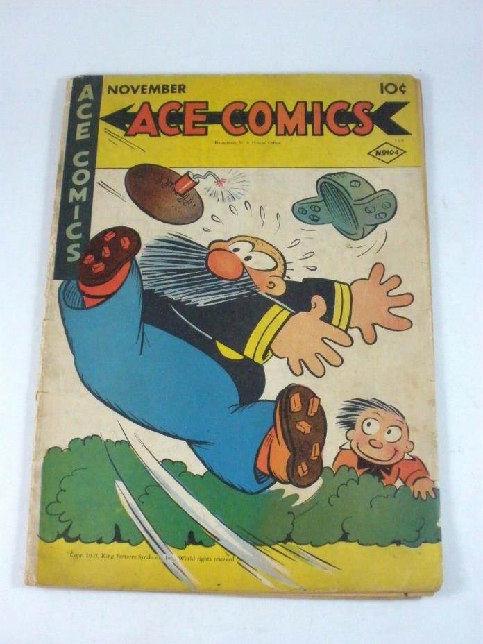 Golden Age 1945 Ace Comics #104  GD