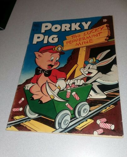 PORKY PIG: Four Color #342 dell comics 1951 looney tunes bugs bunny golden age