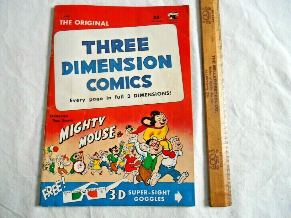 1953 MIGHTY MOUSE 3D COMIC BOOK  - Vol. 1  #2 - Three Dimensional - No Goggles