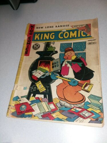King Comics #69 Golden Age The Phantom, Popeye flash gordon David McKay 1942