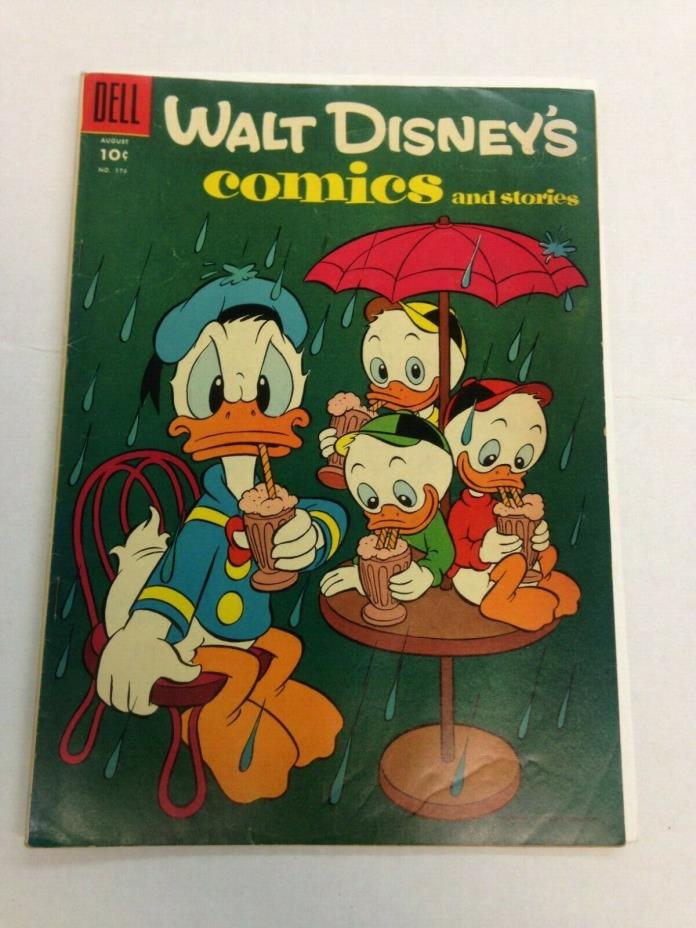 Walt Disney's Comics and Stories 179 VG+  All Barks Art (Aug. 1955)