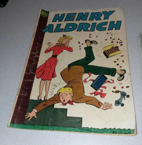 HENRY ALDRICH #18 dell comics 1953 golden age radio tv show vintage teen humor