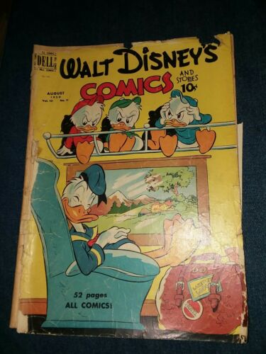WALT DISNEY'S COMICS and STORIES #119 (1950) early donald duck huey dewey louie