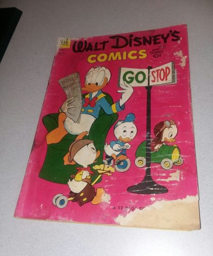 Walt Disney's Comics And Stories #151 Dell 1953 golden age carl barks art movie