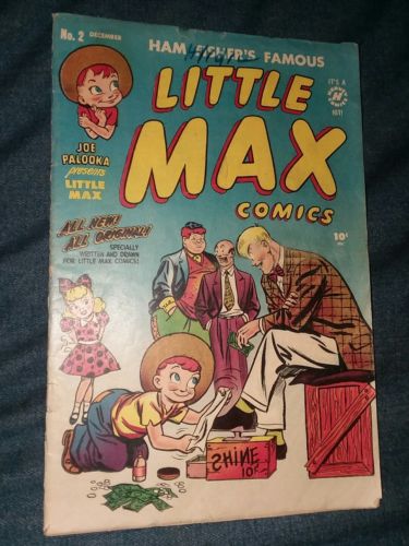 LITTLE MAX 2 golden age 1949 Harvey comics 3rd little dot appearance 1st print