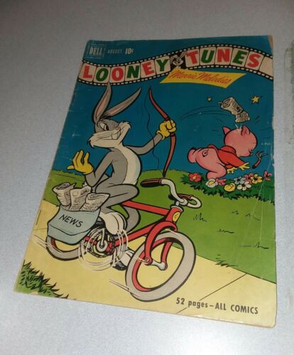 LOONEY TUNES #118 dell comics 1951 golden age porky pig bugs bunny funny animal