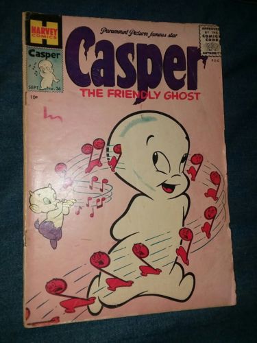 Casper the Friendly Ghost #36 Harvey Comics GD 1955 golden age lot run set movie