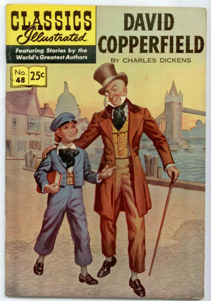 Classics Illustrated #48 HRN 169 - David Copperfield  VF 8.0