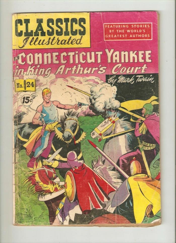 Classics Illustrated #24: A Connecticut Yankee in King Arthur's Court (1953)