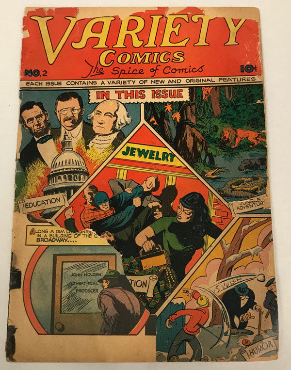 Variety Comics, No. 2, The Spice of Comics
