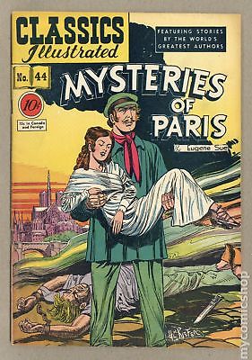 Classics Illustrated 044 Mysteries of Paris 1A 1947 VG/FN 5.0