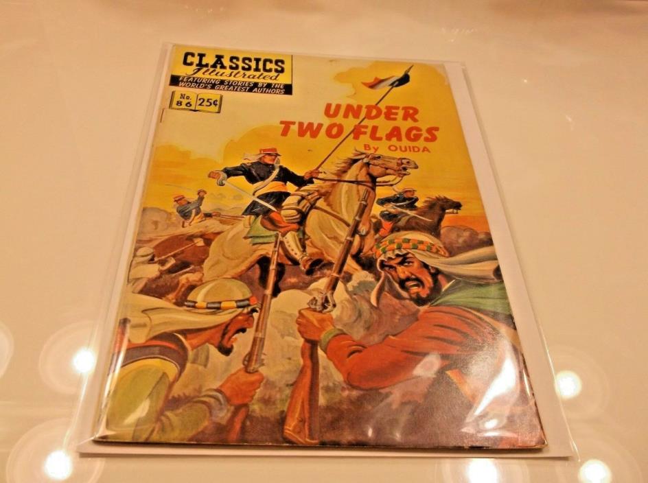 Classics illustrated 86 Comics Book Under Two Flag