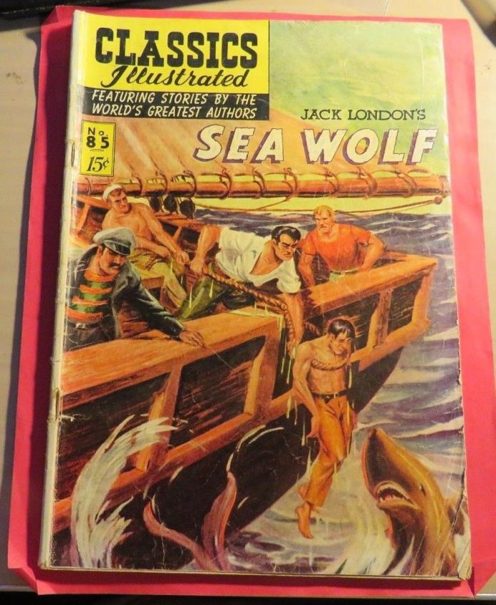 Classic Illustrated #85 Sea Wolf Golden Age First Edition (1951)  C323