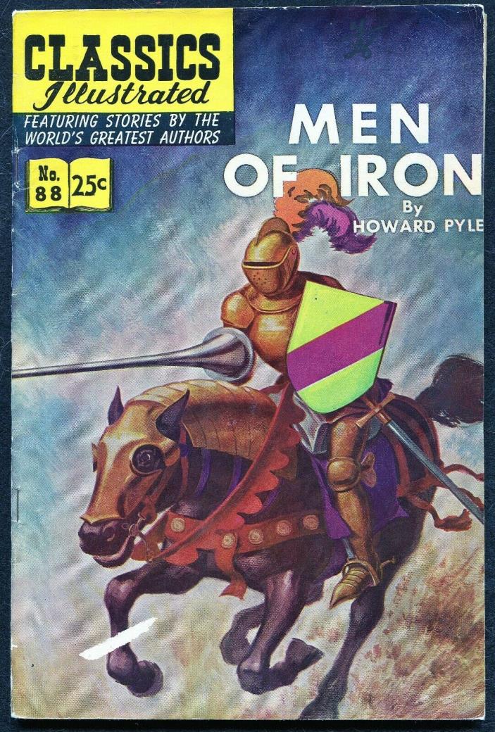 Classics Illustrated - Men Of Iron, #88 - HRN 89 - EX