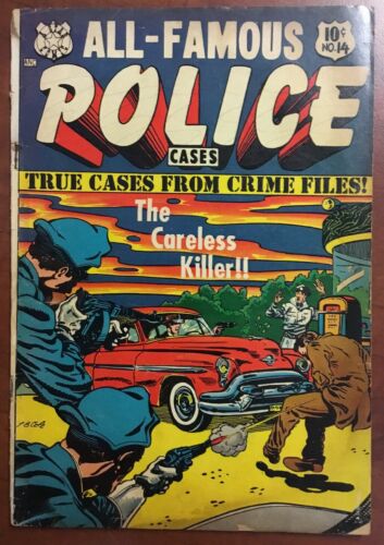 All Famous Police Cases 14 L.B. Cole Cover 1954