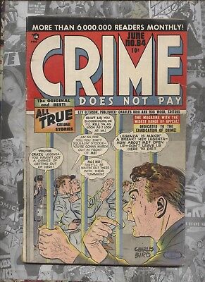 Crime Does Not Pay #64  pre code Golden Age comic Lev gleason Wife Killer