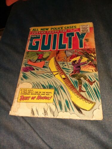 Justice Traps the Guilty #81 prize comics 1956 golden age crime classic