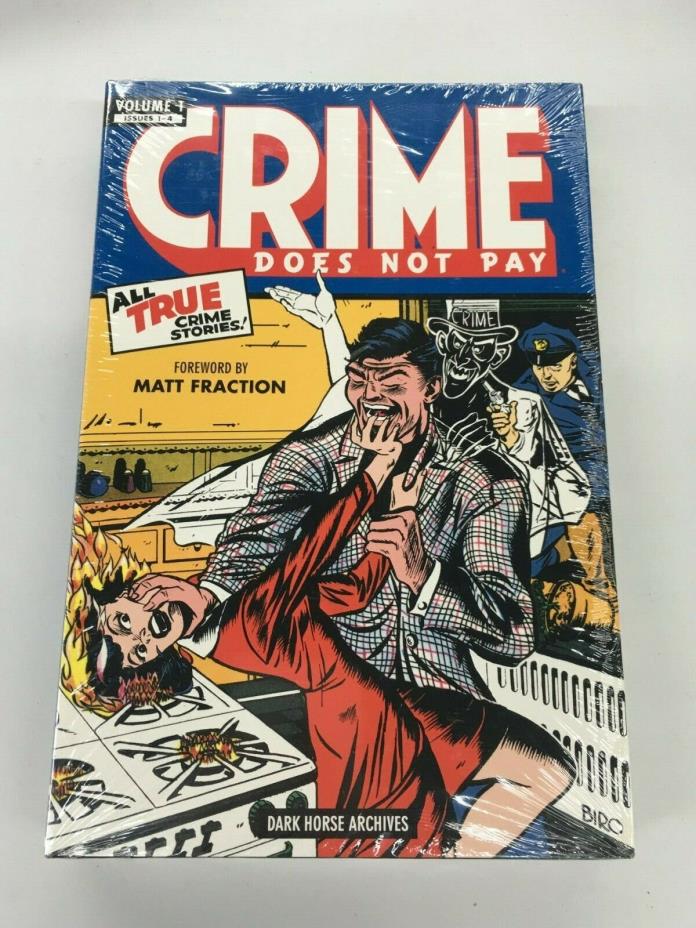 CRIME DOES NOT PAY VOL 1 DARK HORSE ARCHIVES HARDCOVER SEALED GOLDEN AGE COMICS