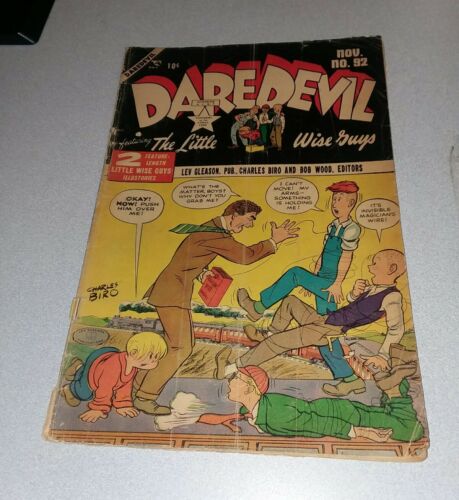 Daredevil #92 Lev Gleason 1949 Charles Biro art golden age lot run set movie