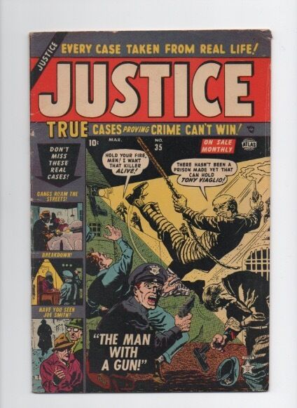 Justice 35 (March 1952, Atlas) vg+