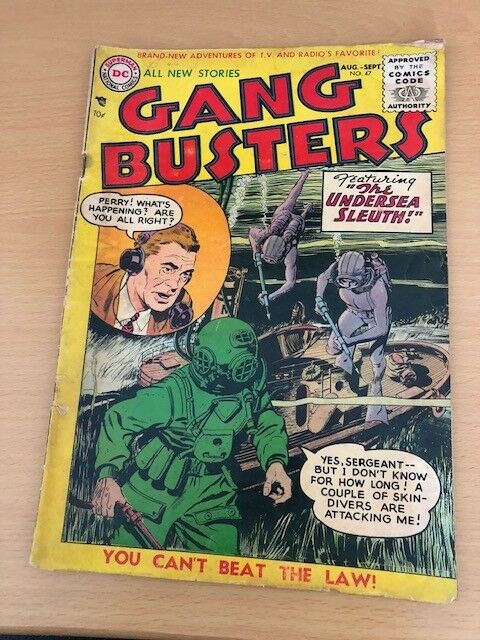 Vintage Gang Busters #47 1955 DC Comics