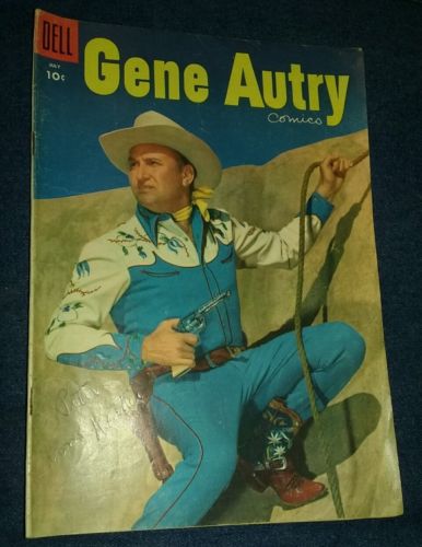 GENE AUTRY COMICS #101-PHOTO COVER-WESTERN VG dell four color golden age
