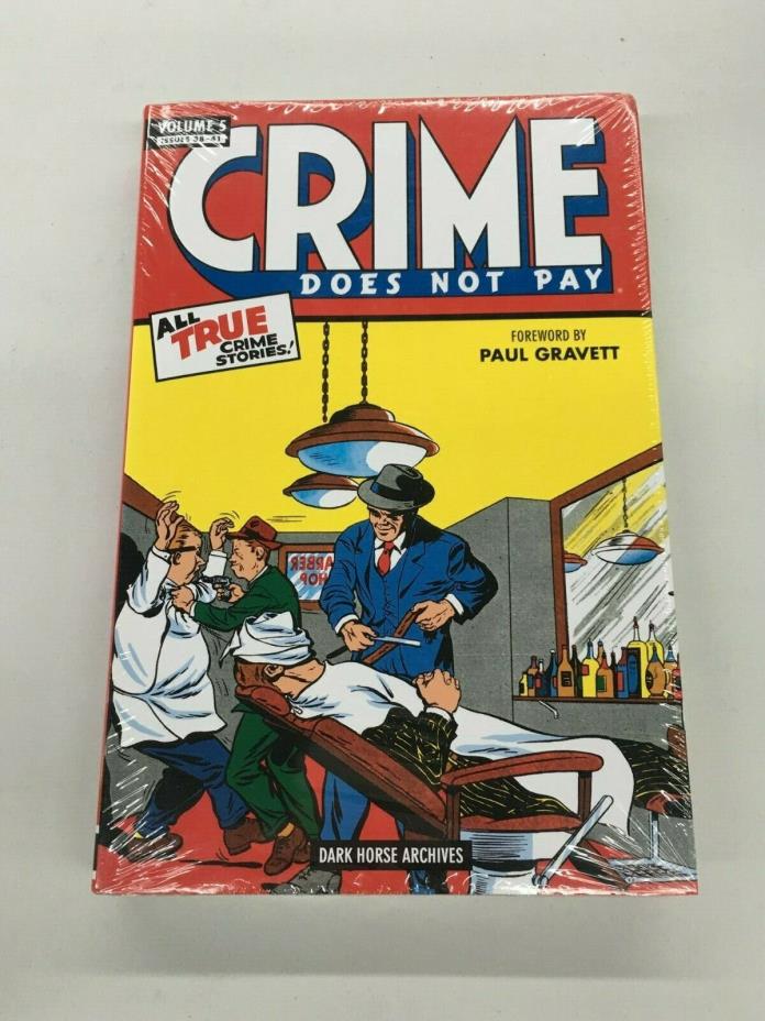 CRIME DOES NOT PAY VOL 5 DARK HORSE ARCHIVES HARDCOVER SEALED GOLDEN AGE COMICS