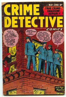 Crime Detective Vol. 2  #8 1951- Golden Age comic VG