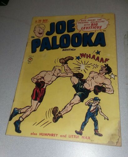 Joe Palooka #39 harvey comics 1949 golden age boxing cover lot run set movie