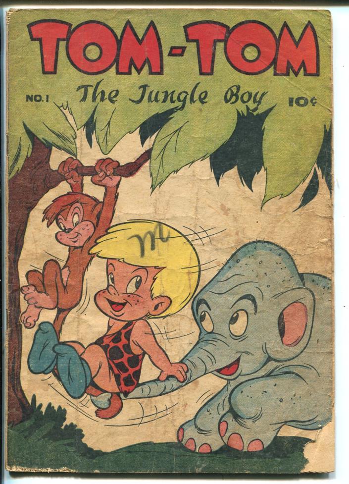 Tom-Tom The Jungle Book #1 1947-ME-1st issue-funny animals-FR
