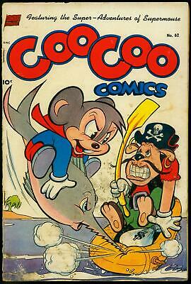 Coo Coo Comics #62 1952- Supermouse- Swordfish cover G