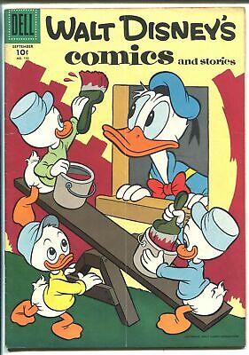 WALT DISNEY'S COMICS AND STORIES #192 1956-MICKEY-DONALD-CARL BARKS-vg
