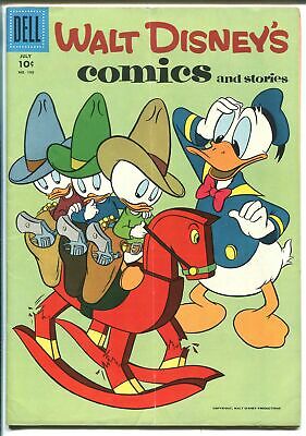 WALT DISNEY'S COMICS AND STORIES #190 1956-MICKEY-DONALD-CARL BARKS-vg