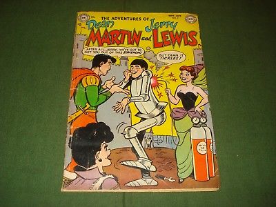 THE ADVENTURES OF DEAN MARTIN AND JERRY LEWIS #2, 1952, TOUGH BOOK TO FIND,DC