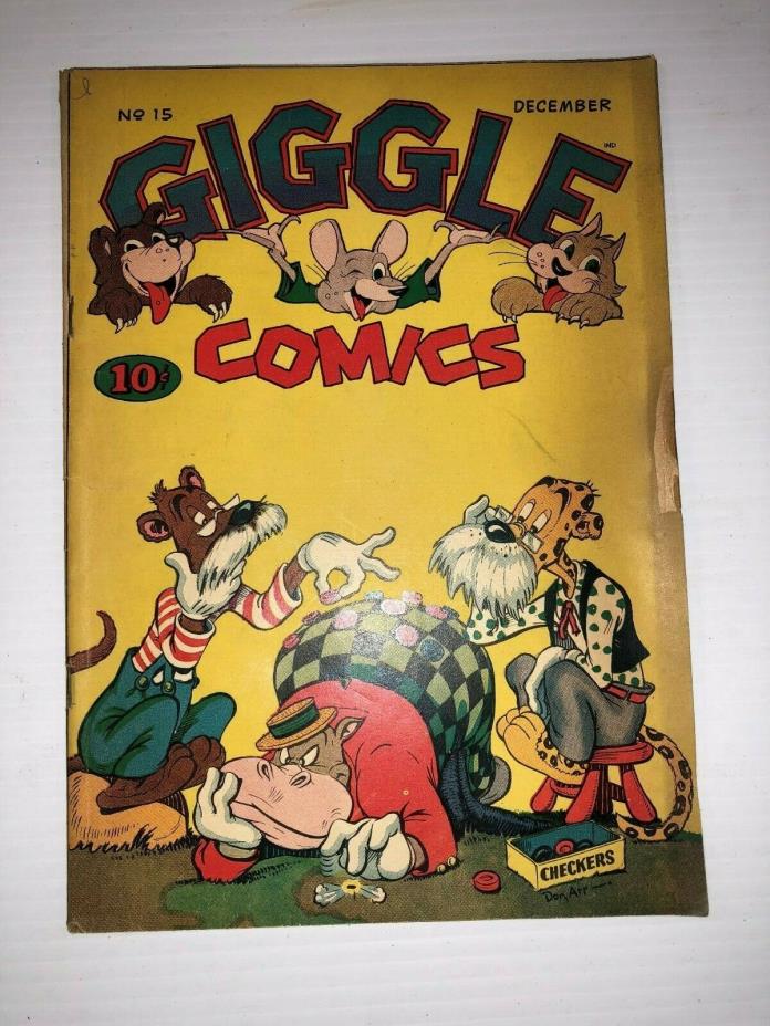 GIGGLE COMICS #15  VINTAGE GOLDEN AGE COMIC BOOK